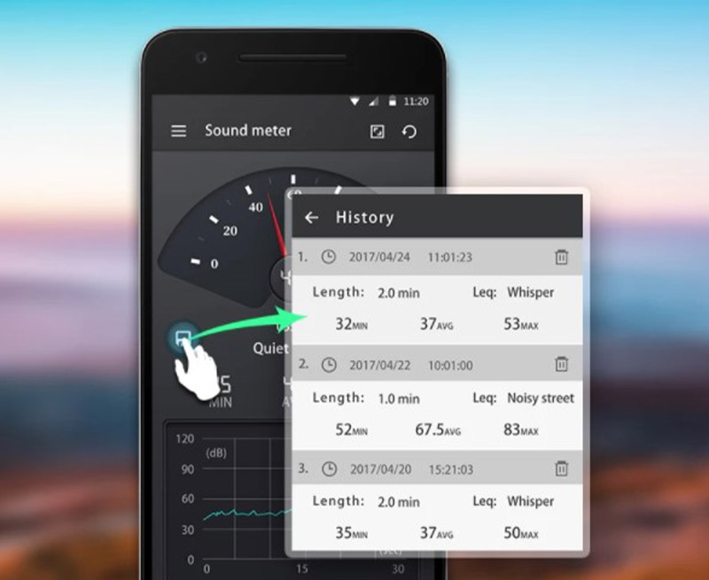 Ứng dụng đo độ ồn âm thanh Decibel trên iPhone và điện thoại Android